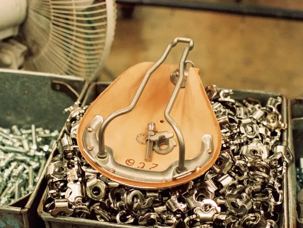 Redesigned nose and tension pin on the Brooks B17 Utmost
