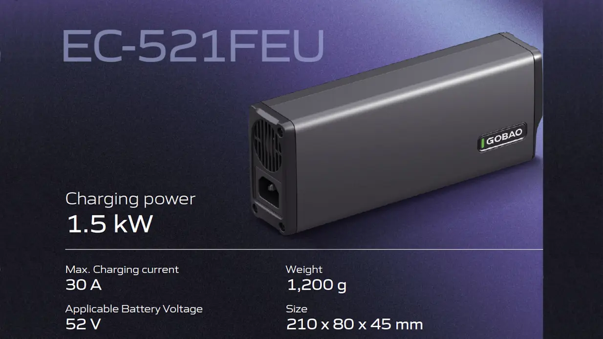 The Gobao EC-521FEU 1.5 kW high-power charger