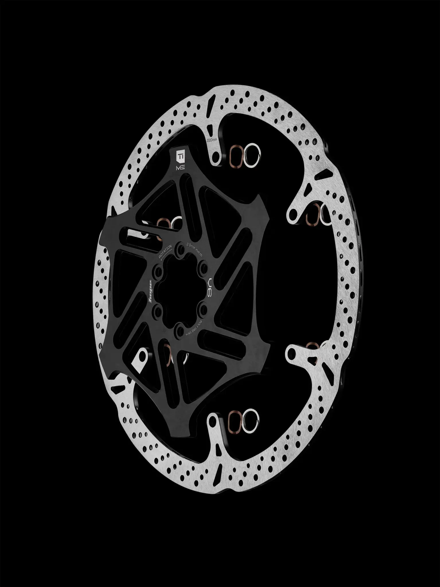 Disque ventilé flottant du Hope EVO V6Ti
