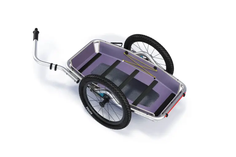 Veolo Bike Trailer 2.0: 6.7 kg of trailer for a 60 kg load
