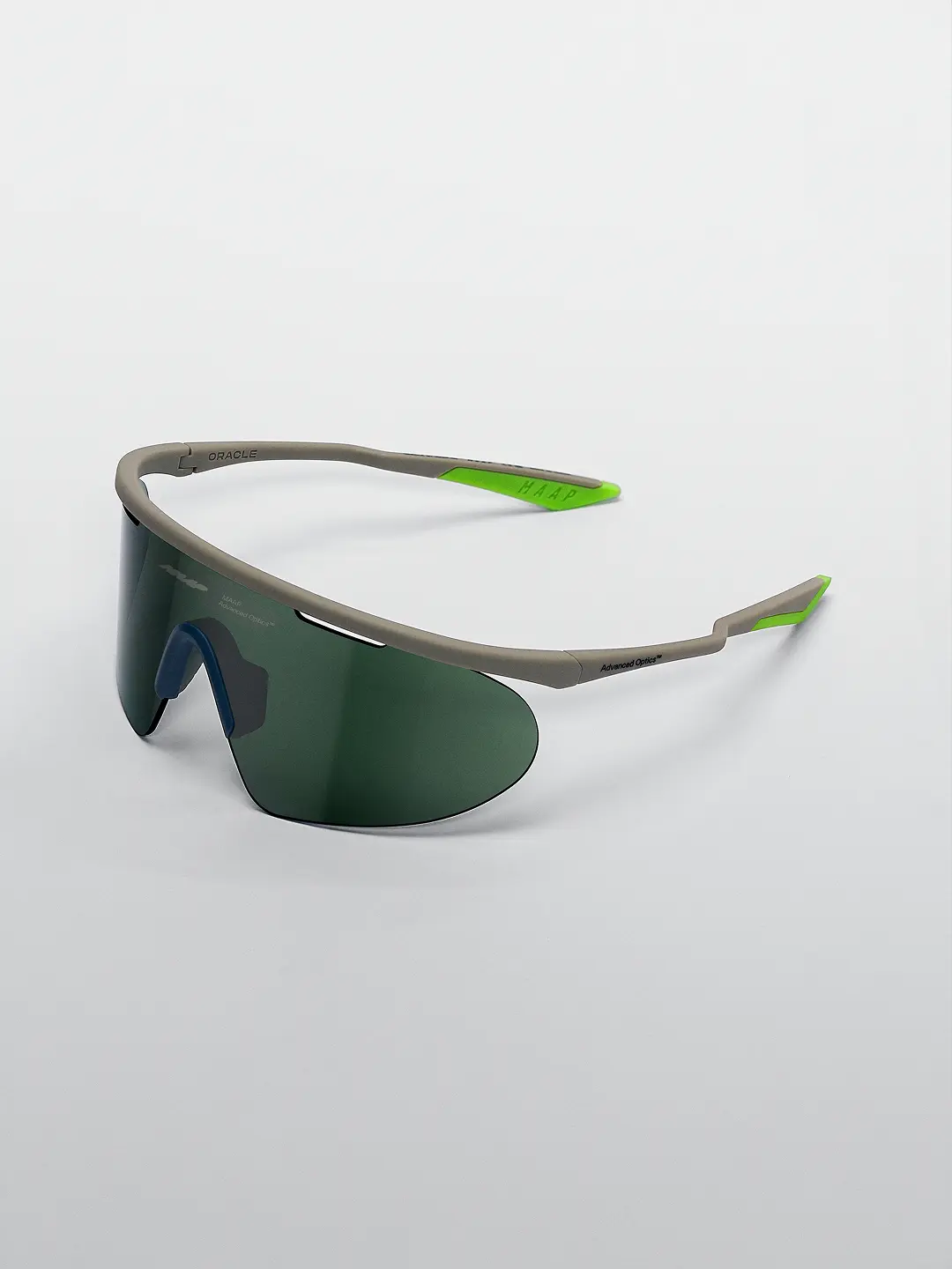 MAAP Oracle cycling glasses, semi-rimless model in beige