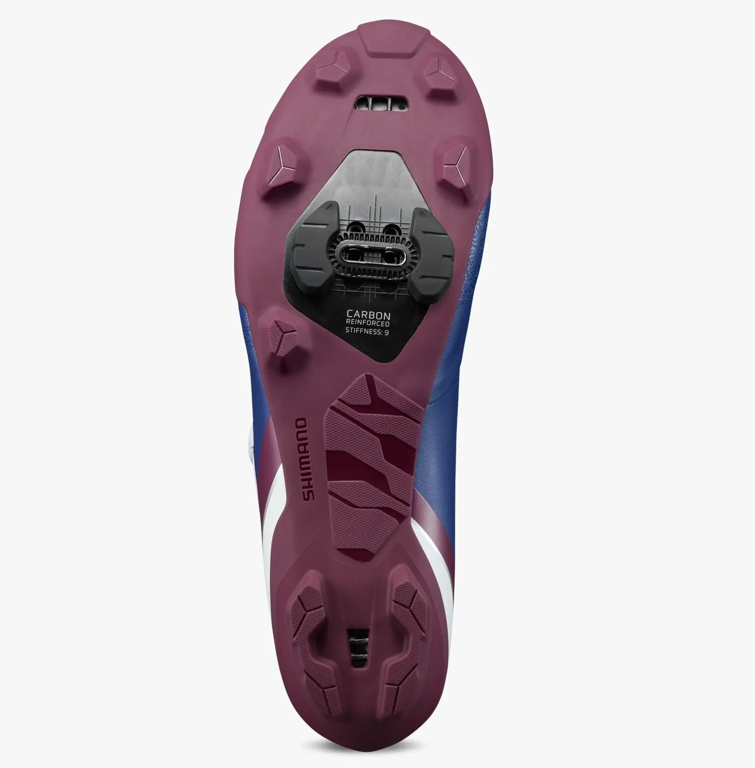 La semelle de la chaussure Shimano SH-RX710 et son système de cale Pontoon