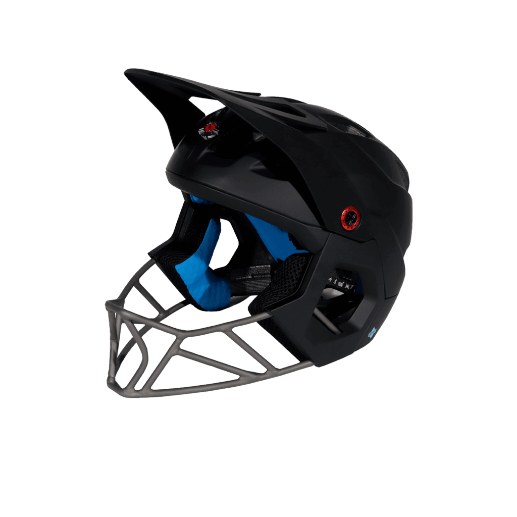 Kali Kru : un casque intégral de 650 g avec un arceau mentonnier en titane