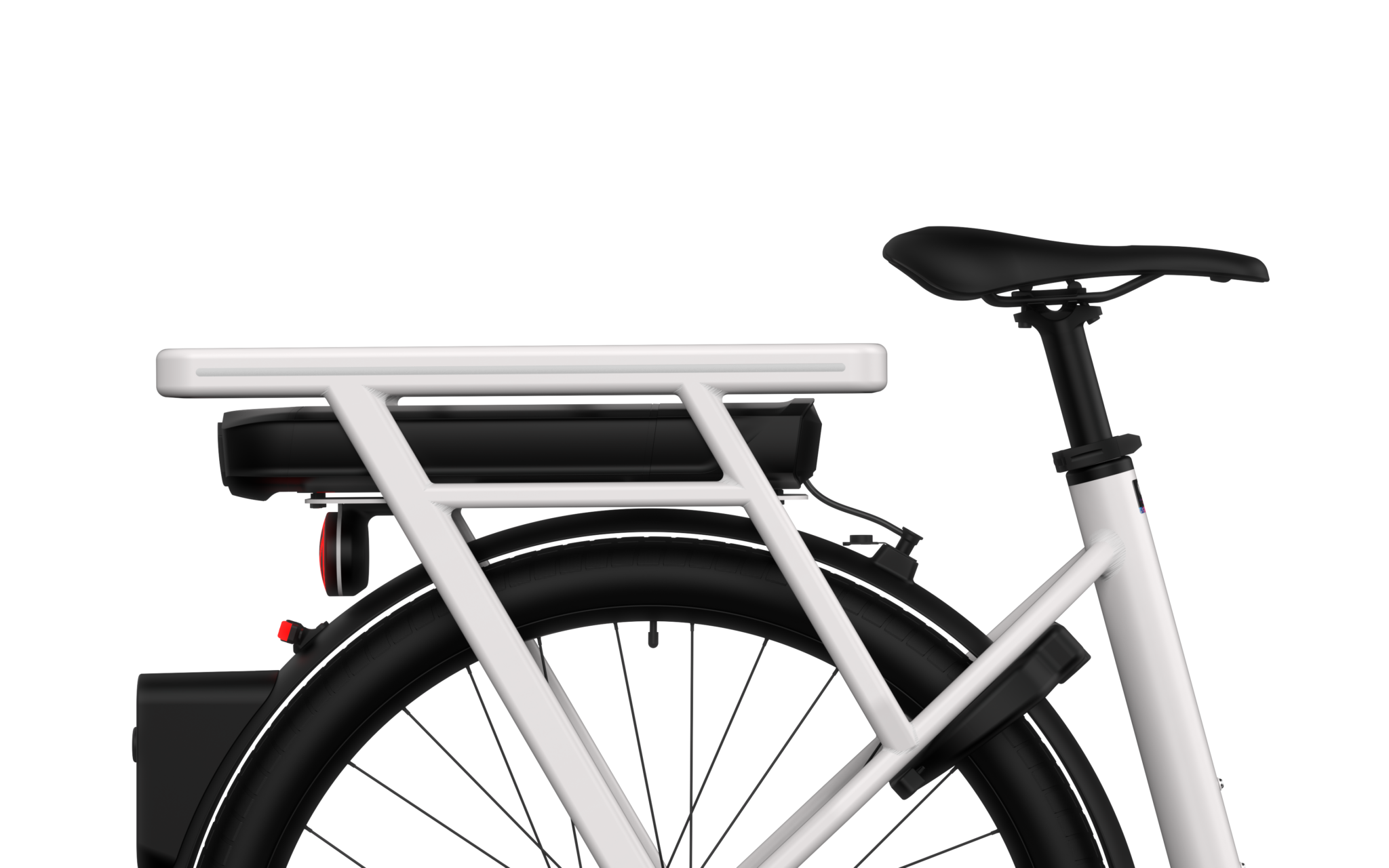 Le Volkswagen Crossover eBike, version tout-terrain urbain avec suspension avant et porte-bagages