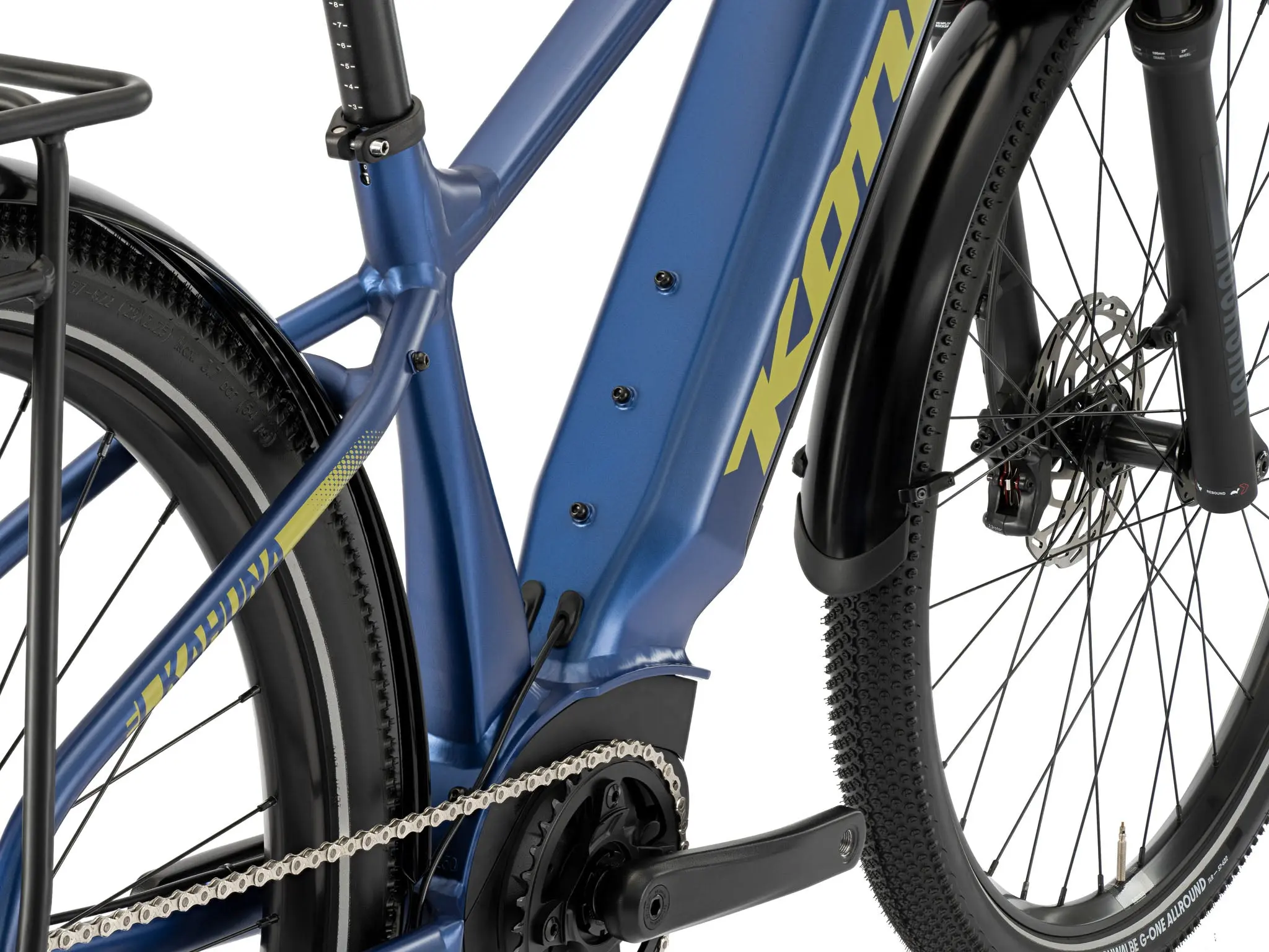 Détail du Kona El Kahuna 2026 : moteur Bosch Performance Line et batterie intégrée