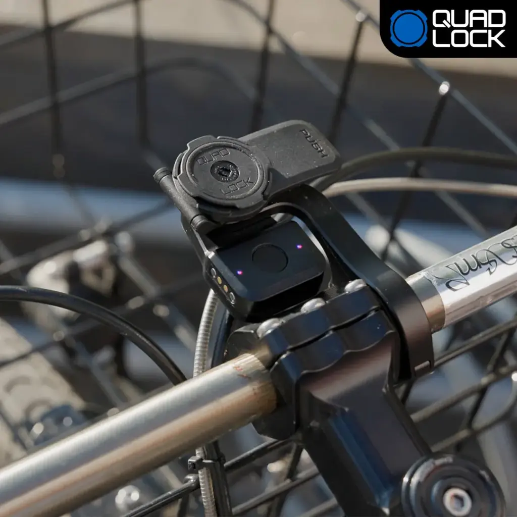 Quad Lock Bike Alarm & Finder: fingerprint bike alarm at €59.99