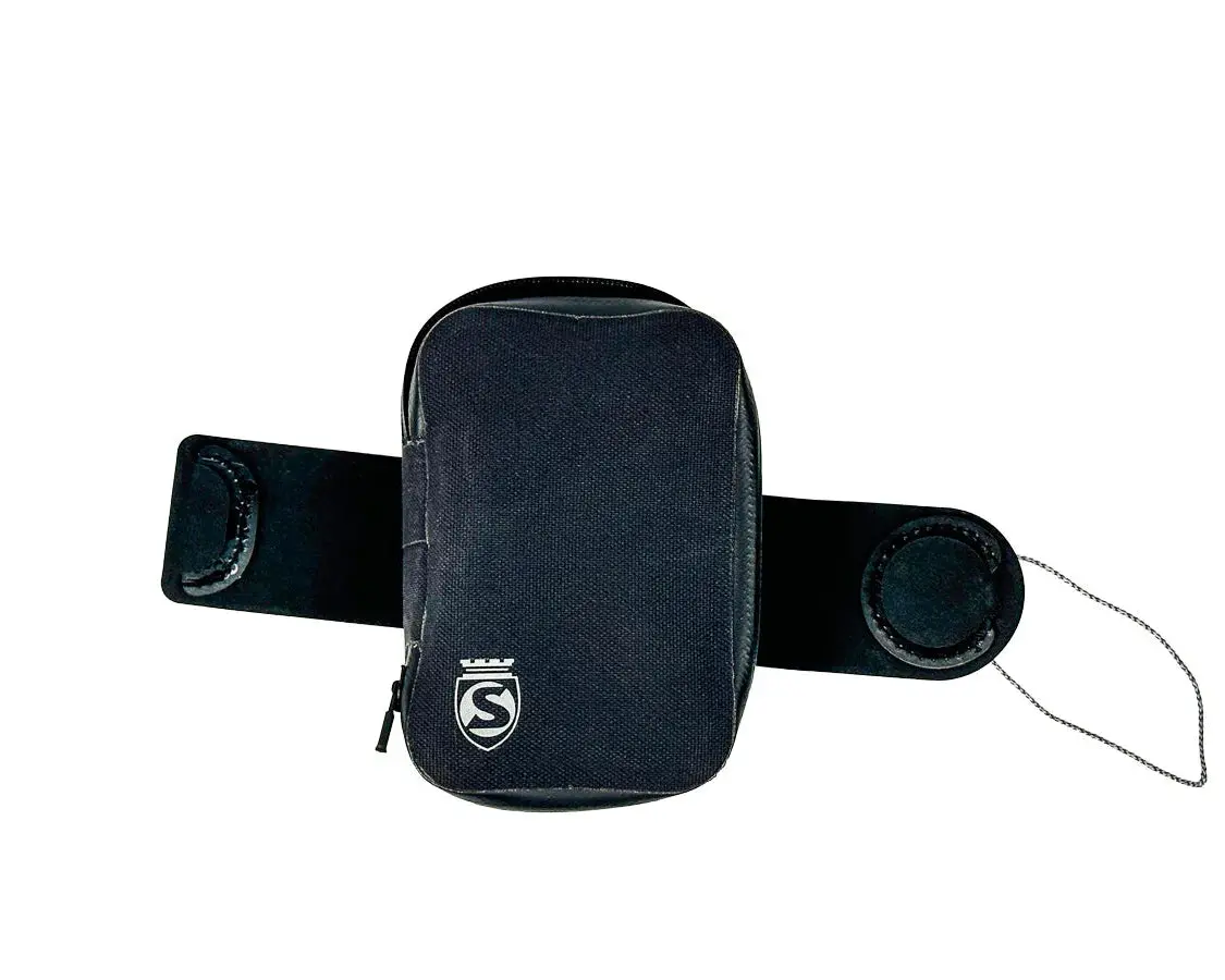 Détail de la sangle renforcée Hypalon de la sacoche Silca Mattone Ultimate