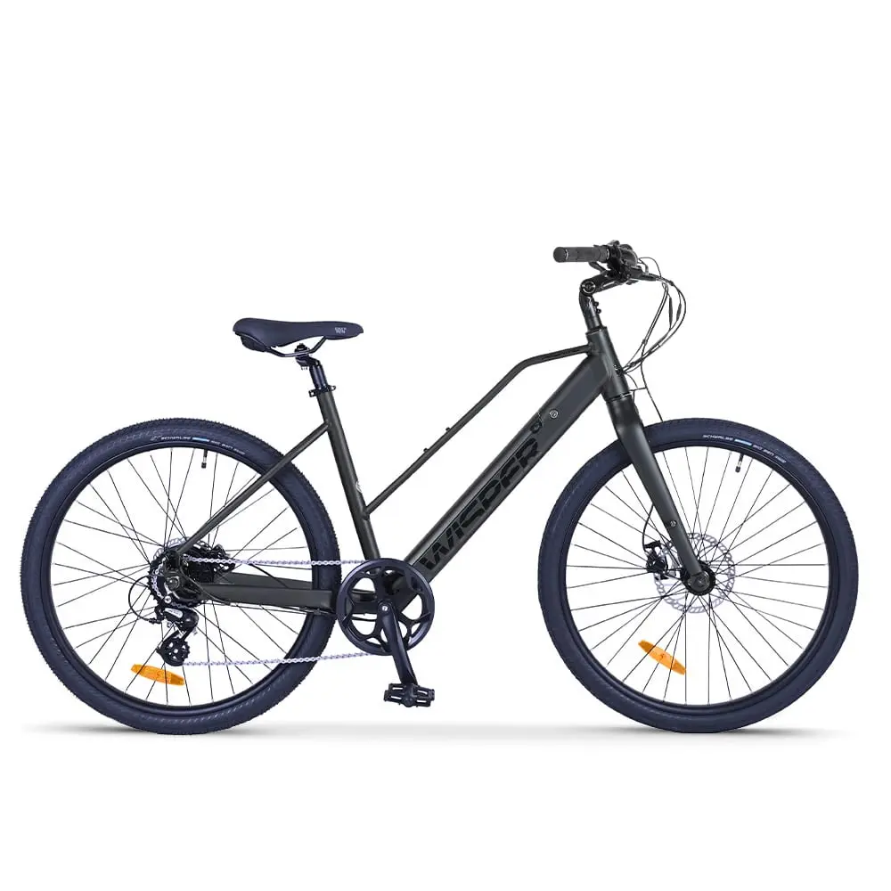 Black Wisper step-through electric city bike