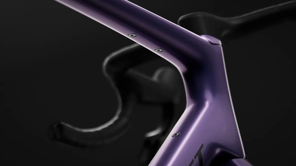 Détail du triangle avant du nouveau Scott Addict Gravel