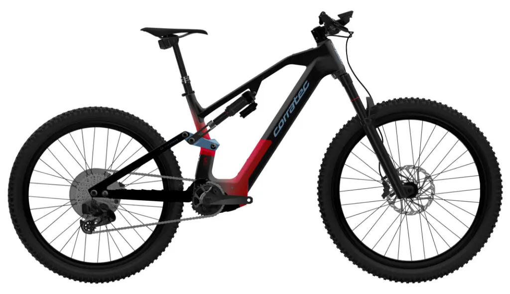 Corratec E-Power RS C Pro 2027, VTT électrique carbone tout-suspendu en coloris anthracite