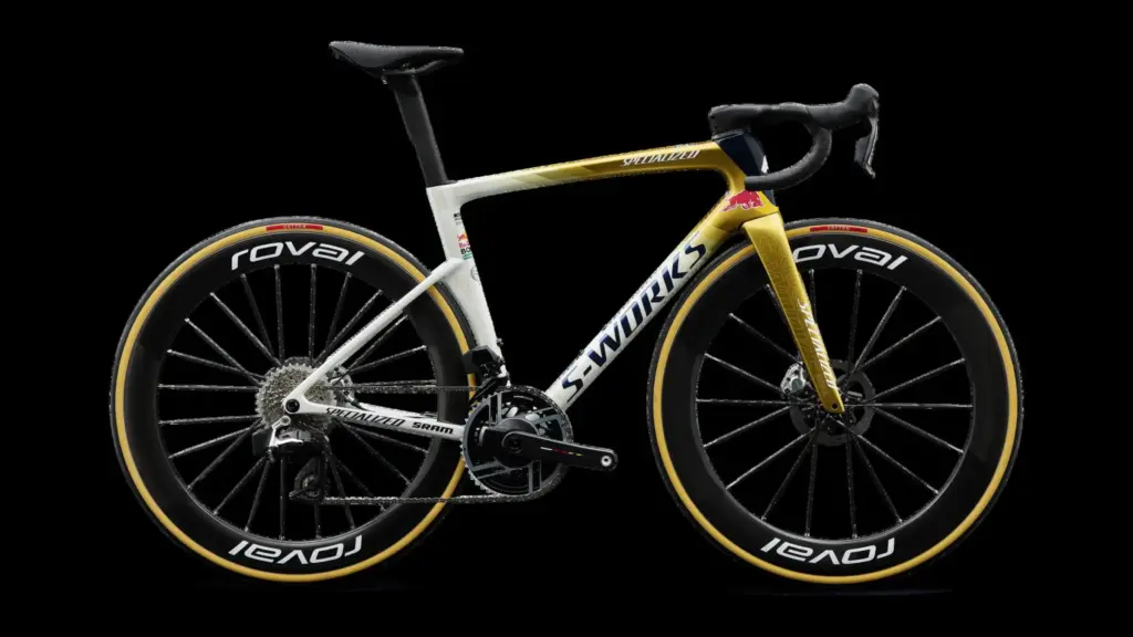 Specialized S-Works Tarmac SL9 Remco: 100 gold bikes at €14,999