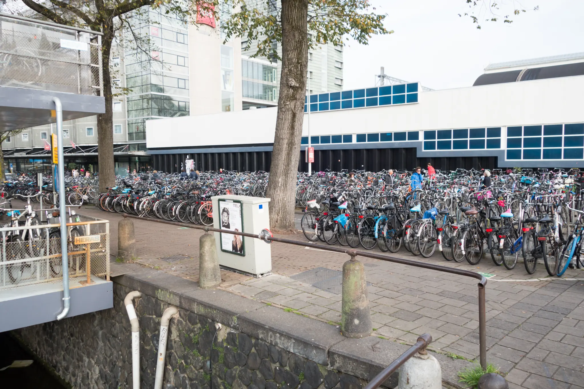Bikes parked in tight rows in Amsterdam, in the country targeted by the e-bike type-approval plan