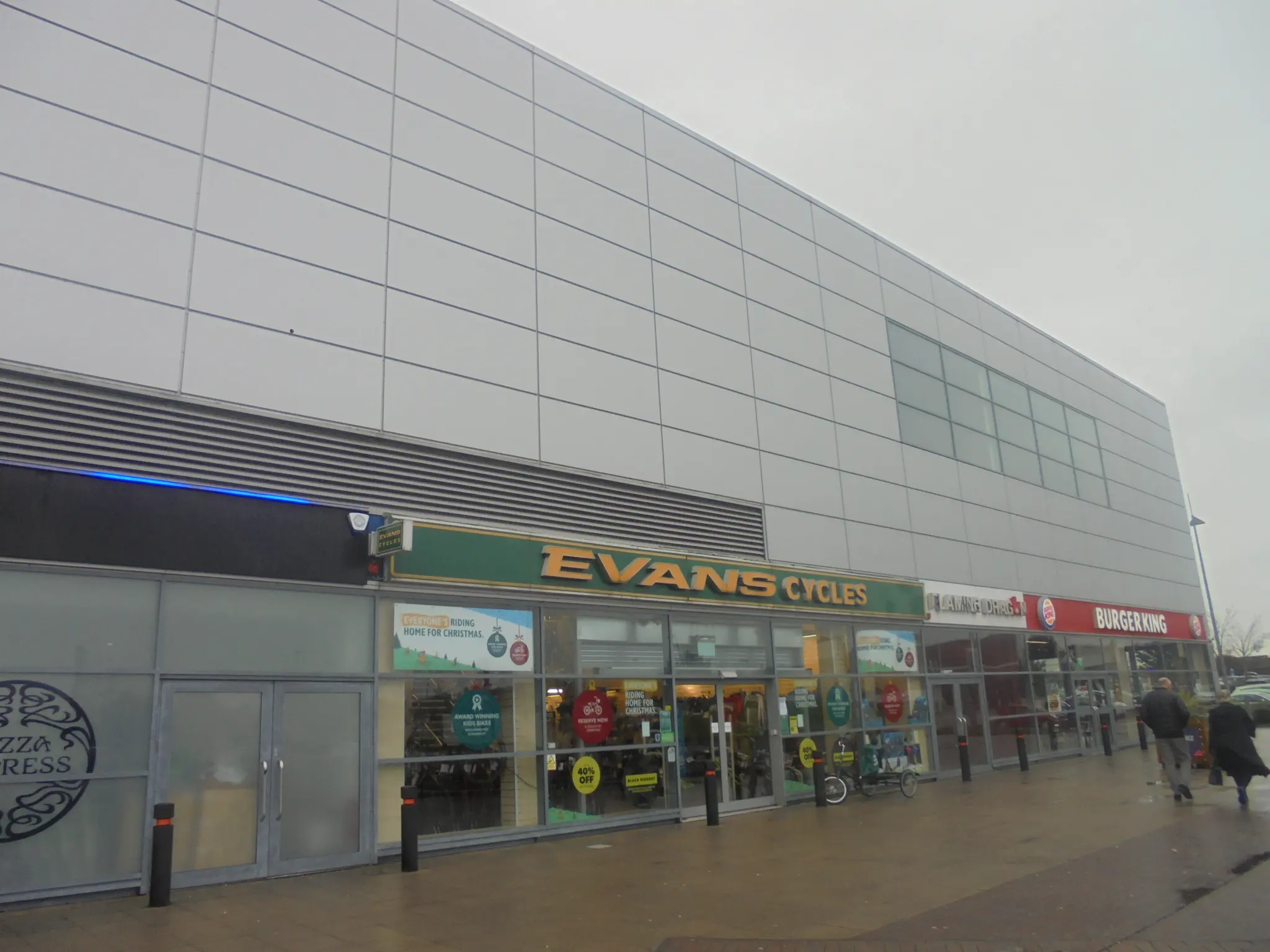 Evans Cycles store in Castleford, the chain that Wiggle and Chain Reaction Cycles now redirect to