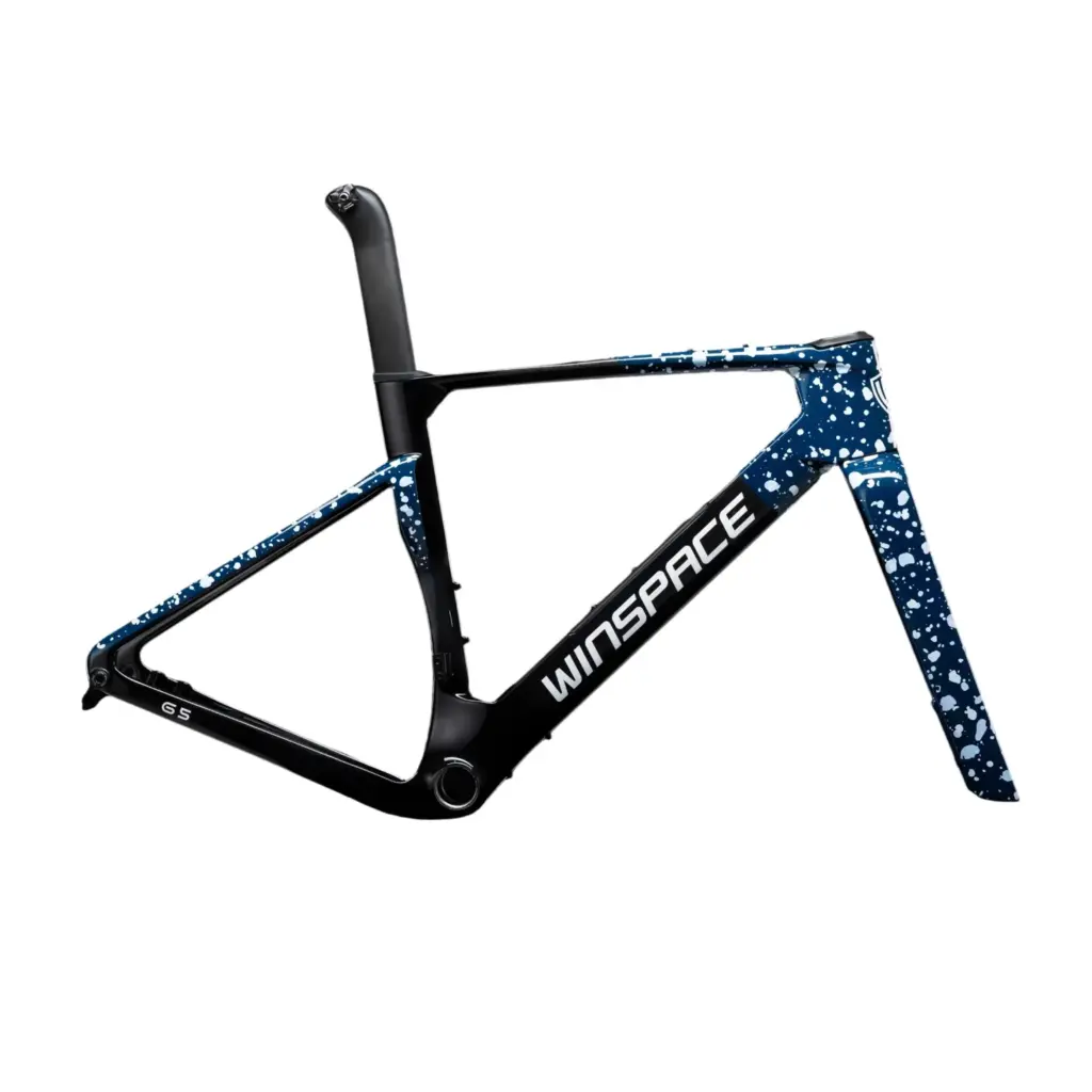 Winspace G5 : un gravel de course aéro à pneus de 58 mm, 1 999 € le cadre