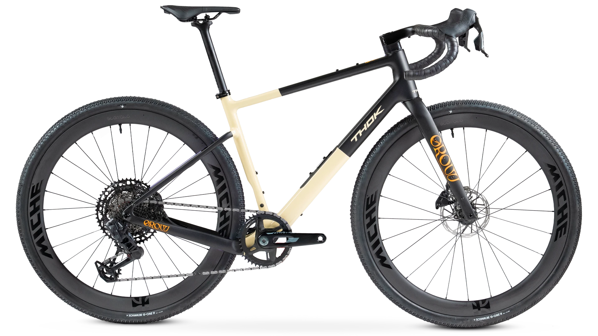 The THOK Grow gravel bike in the Cactus livery, Comp build