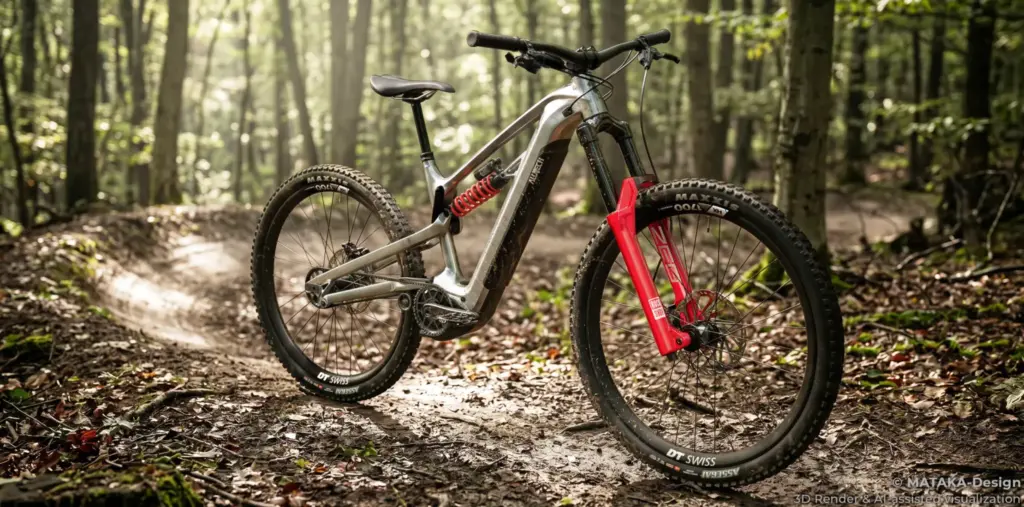 Alutech ePelmo X1P: an electric enduro bike with a Gobao continuously variable gearbox