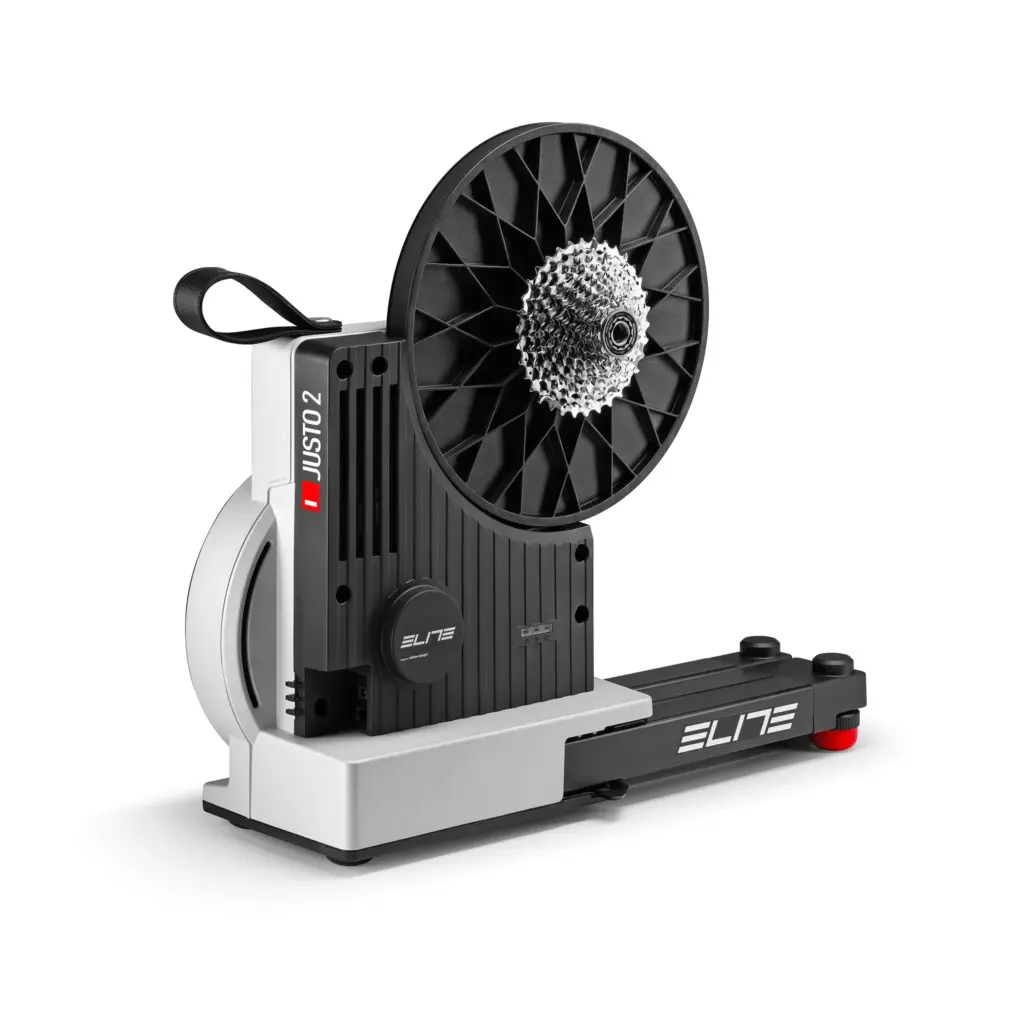 Le home trainer Elite Justo 2 et sa cassette 12 vitesses