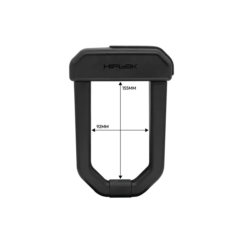 Hiplok D1000 and its 92 x 155 mm locking area