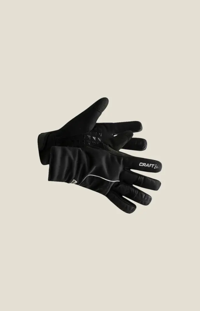 La paire de gants vélo d'hiver Craft Siberian 2.0 noirs