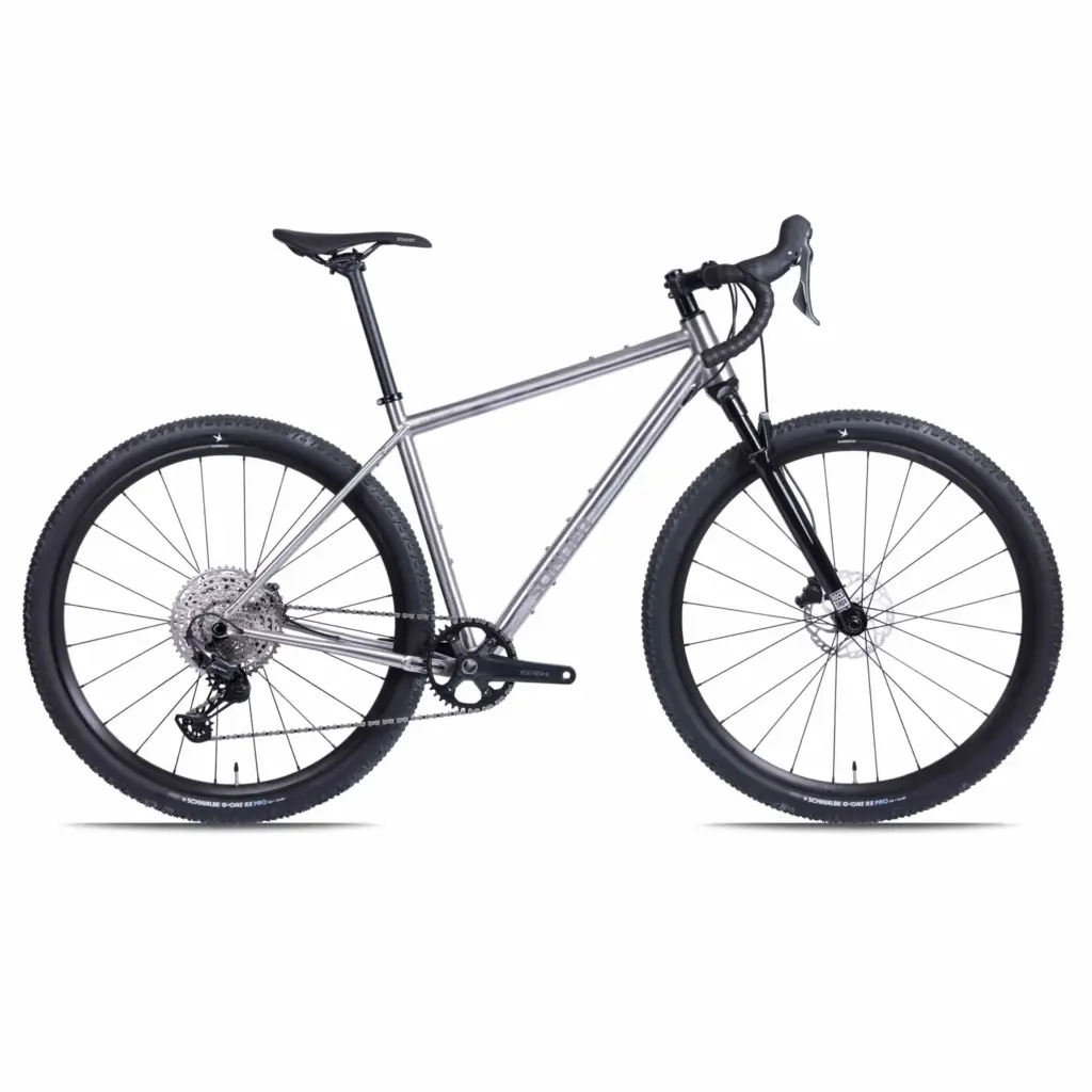 Sonder Rubicon : un gravel en titane à fourche suspendue de 60 mm